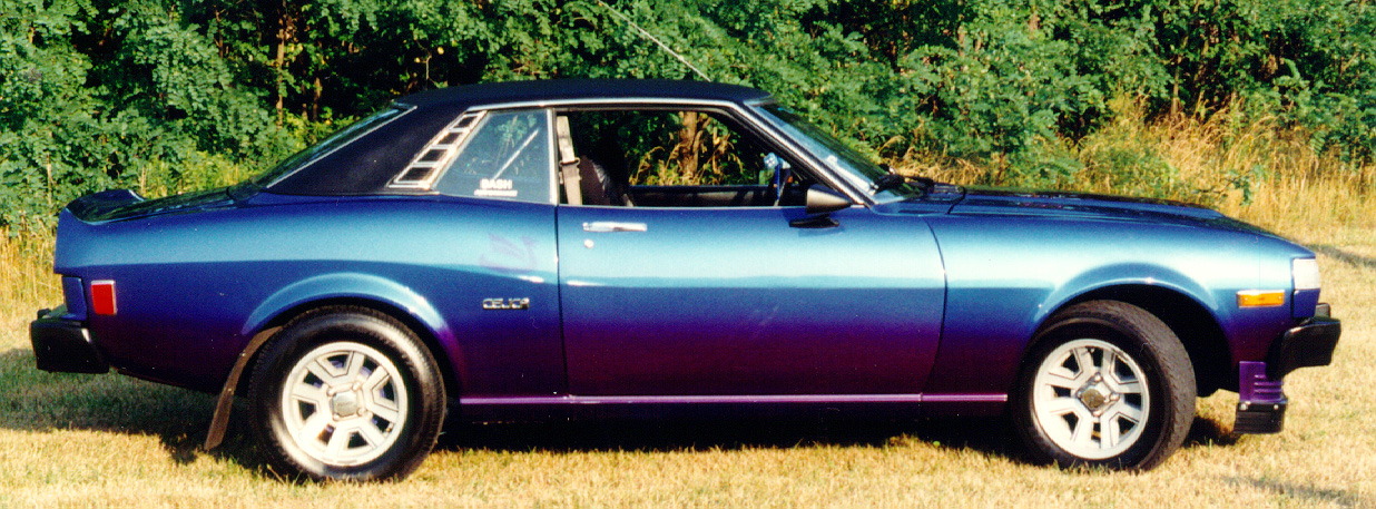 Two tone Paint Original black vinyl roof 86 GM Trans Am blue top 